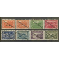 ALBANIA 1925 Yv. 151/8 SERIE COMPLETA DE ESTAMPILLAS NUEVAS 28 EUROS