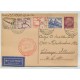 ALEMANIA 1936 ENTERO POSTAL VOLADO POR EL ZEPPELIN LZ 129 HINDENBURG