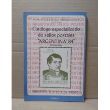 CATALOGO ESPECIALIZADO ESTAMPILLAS DEL AÑO 84, 138 PAGINAS.