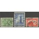BELGICA 1950 Yv. 823/5 SERIE DE ESTAMPILLAS USADAS