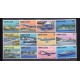 SAINT LUCIA SERIE COMPLETA MINT TRANSPORTES AVIONES BARCOS