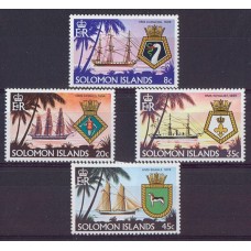 SOLOMON ISLANDS SERIE COMPLETA MINT BARCOS PAISAJES