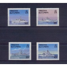 TRISTAN DA CUNHA SERIE COMPLETA MINT BARCOS