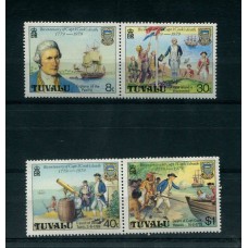 BARCOS UNIFORMES MILITARES TUVALU SERIE COMPLETA DE ESTAMPILLAS MINT