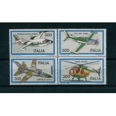 AVIONES ITALIA SERIE COMPLETA DE ESTAMPILLAS MINT