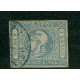 ARGENTINA 1859 GJ 17A CABECITA VARIEDAD COLOR AZUL LECHOSO U$ 140 ADEMAS APARENTA SER DOBLE IMPRESION PARCIAL