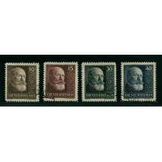 AUSTRIA 1928 SERIE COMPLETA YVERT 374/7   USADA RARA 60  EUROS