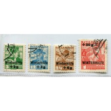 AUSTRIA 1935 SERIE COMPLETA YVERT 467/70  USADA HERMOSA  85 EUROS