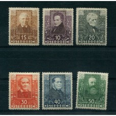 AUSTRIA 1931 SERIE COMPLETA YVERT 399/04  NUEVA HERMOSA 135 EUROS