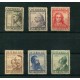 AUSTRIA 1934 SERIE COMPLETA YVERT 460A/5 NUEVA HERMOSA 105 EUROS
