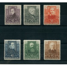 AUSTRIA 1931 SERIE COMPLETA YVERT 399/04  NUEVA PARECE MINT 135 EUROS