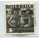 AUSTRIA 1936 Yv. 483 ESTAMPILLA USADA DE LUJO 65 Euros