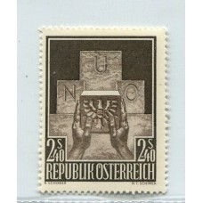 AUSTRIA 1956 ESTAMPILLA  YVERT 858 NUEVA MINT € 20