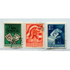 AUSTRIA 1950 SERIE COMPLETA YVERT 788/90 € 125