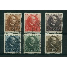 AUSTRIA 1930 SERIE COMPLETA USADA HERMOSA  Yv. 393/8  165 Euros