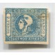 ARGENTINA 1862 GJ 22 CABECITA IMPRESIÓN BORROSA ESTAMPILLA NUEVA CON GOMA PELADO U$ 245