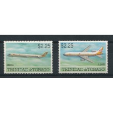 TRINIDAD AVIONES SERIE COMPLETA DE ESTAMPILLAS MINT