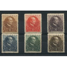 AUSTRIA 1930 SERIE COMPLETA YVERT 393/8 NUEVA  90 EUROS