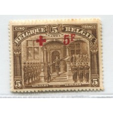 BELGICA 1918 Yv. 162 ESTAMPILLA NUEVA DE ALTO VALOR 200 EUROS