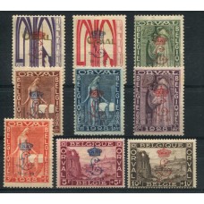 BELGICA 1929 Yv. 272A/K SERIE COMPLETA DE ESTAMPILLAS NUEVAS ORVAL, UNA DE LAS MEJORES SERIES DEL PAIS TEMATICA RELIGION, HERMOSA CONDICION 810 EUROS