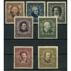 AUSTRIA 1922 SERIE COMPLETA NUEVA Yv. 290/6 40 Euros