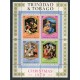 TRINIDAD and TOBAGO RELIGION PINTURAS ARTE ESTAMPILLAS EN HOJA BLOCK NUEVA MINT