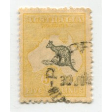 AUSTRALIA 1912 Yv. 012 RARA ESTAMPILLA USADA 200 EUROS