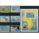 AVIONES SANTO TOME SERIE COMPLETA DE ESTAMPILLAS MINT