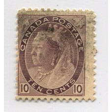 CANADA 1898 Yv. 71 ESTAMPILLA USADA 22 Euros