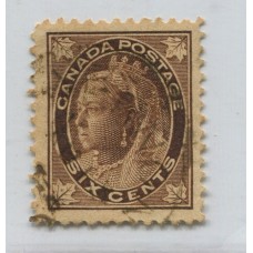 CANADA 1897 Yv. 59 ESTAMPILLA USADA 30 Euros