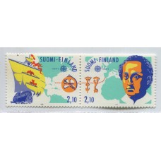 TEMA EUROPA 1992 FINLANDIA SERIE COMPLETA DE ESTAMPILLAS NUEVAS MINT COLON BARCOS