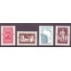 BELGICA 1952 Yv. 954/7 VALORES ALTOS DE LA SERIE, ESTAMPILLAS NUEVAS 45 EUROS