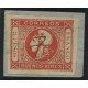 ARGENTINA 1859 GJ 18 CABECITA IMPRESIÓN BORROSA PERFECTA CONDICION EN FRAGMENTO CON MATASELLO A PLUMA DE SAN NICOLAS, HERMOSA U$ 135+