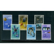 YUGOSLAVIA ESPACIO COHETE ASTRONAUTA SERIE COMPLETA MINT