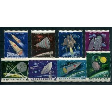 COHETERIA ESPACIO HUNGRIA SERIE COMPLETA DE ESTAMPILLAS MINT