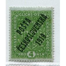 CHECOSLOVAQUIA 1919 Yv. 060 NUEVA CON GOMA 22,50 Euros