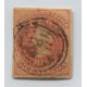 CHILE 1856 Yv. 5 ESTAMPILLA COLON IMPRESIÓN DE SANTIAGO COLOR ROSADO EN CATALOGO CHILENO ES LA NUMERO 9B