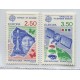 TEMA EUROPA 1991 FRANCIA SERIE COMPLETA DE ESTAMPILLAS NUEVAS MINT ESPACIO COHETERIA