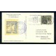 COHETERIA ESPACIO ALEMANIA 1959 TARJETA POSTAL CON MATASELLO ESPECIAL Y VIÑETA