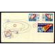 COHETERIA ESPACIO SOBRE DE ESTAMPILLAS DE RUSIA CON MARCA ESPECIAL 1962 RARA