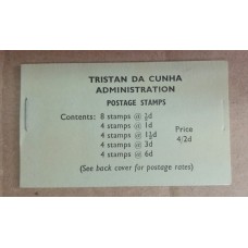 COLONIAS INGLESAS TRISTAN DA CUNHA 1965 MAPAS BARCOS CARNET COMPLETO DE ESTAMPILLAS MINT