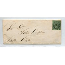 ARGENTINA 1864 GJ 4 CORRIENTES CARTA DESDE MBURUCUYA CON FECHA 9/1/1866 HERMOSA TIPO 1 DE LA PLANCHA U$ 275