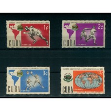 CUBA 1962 Yv. 635/8 DEPORTES SERIE COMPLETA NUEVA MINT