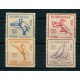 CUBA 1960 Yv. 532/3 + AEREO 212/3 SERIE COMPLETA DE ESTAMPILLAS MINT DEPORTES OLIMPICOS 