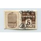 DINAMARCA 1933 ESTAMPILLAS SE-TENANT CON SELLO PUBLICITARIO USADO MI. R21-20+118 EUROS 35