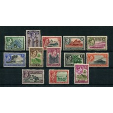 COLONIAS INGLESAS SOLOMON 1939 SERIE COMPLETA DE ESTAMPILLAS NUEVAS CON GOMA 110 EUROS