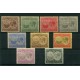 COLONIAS INGLESAS BERMUDAS 1921 Yv. 55/63 SERIE COMPLETA DE ESTAMPILLAS NUEVAS CON GOMA, HERMOSA CALIDAD 130 EUROS