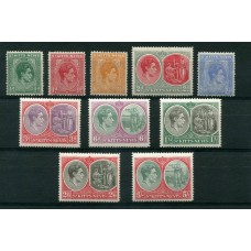 COLONIAS INGLESAS St. KITTS NEVIS SERIE COMPLETA DE ESTAMPILLAS NUEVAS MINT