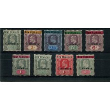 COLONIAS INGLESAS NUEVAS HEBRIDAS Yv. 6/14 SERIE COMPLETA DE ESTAMPILLAS NUEVAS, RARISIMA 1.053 EUROS