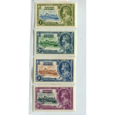 COLONIAS INGLESAS RHODESIA DEL NORTE 1935 Yv. 18/21 SERIE COMPLETA DE ESTAMPILLAS NUEVAS